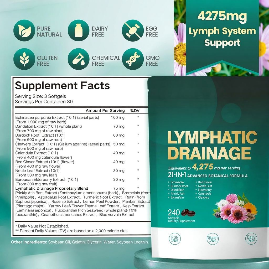 🏆New Year Picks⚡100K+ SOLD!💥🏆Supports Lymphatic Circulation Detox & Reduces Swelling-ZDQ8