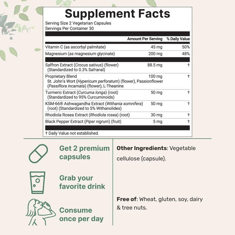🏆Flash Sale⚡ 100K+ SOLD! 🏆Saffron+ Advanced Supplements -ZDQ8