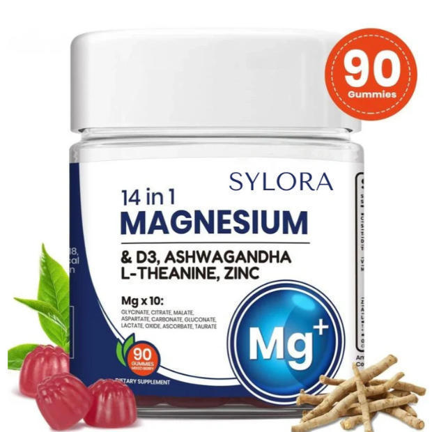 🏆Flash Sale⚡ 100K+ SOLD! 🏆14-in-1 Magnesium Gummies – with Ashwagandha -ZDQ8