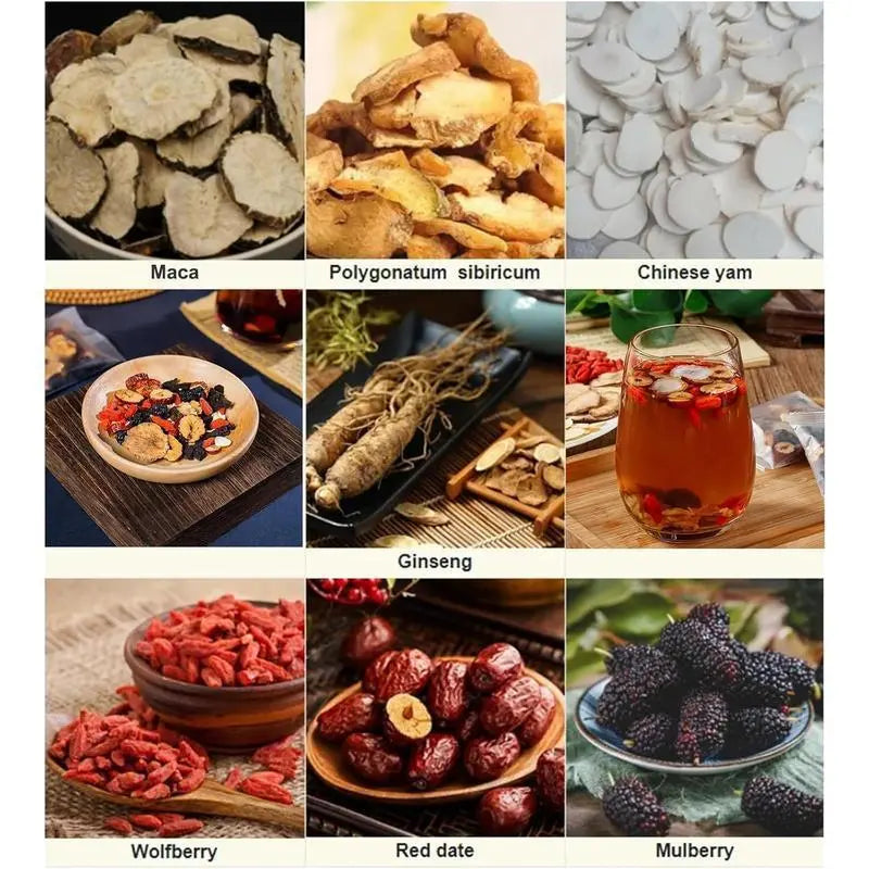 🏆Kidney Tea Formula Ginseng🏆 Organic Kidney Cleanse Tea, Traditional Kidney Cleansing Tea for Men & Women-ABB8