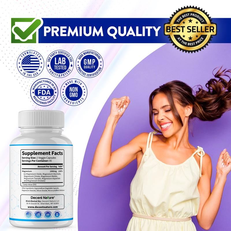 🏆#1 Best Seller ⏰50K+ SOLD! 💥Magnesium Complex 1000mg-ZDQ8
