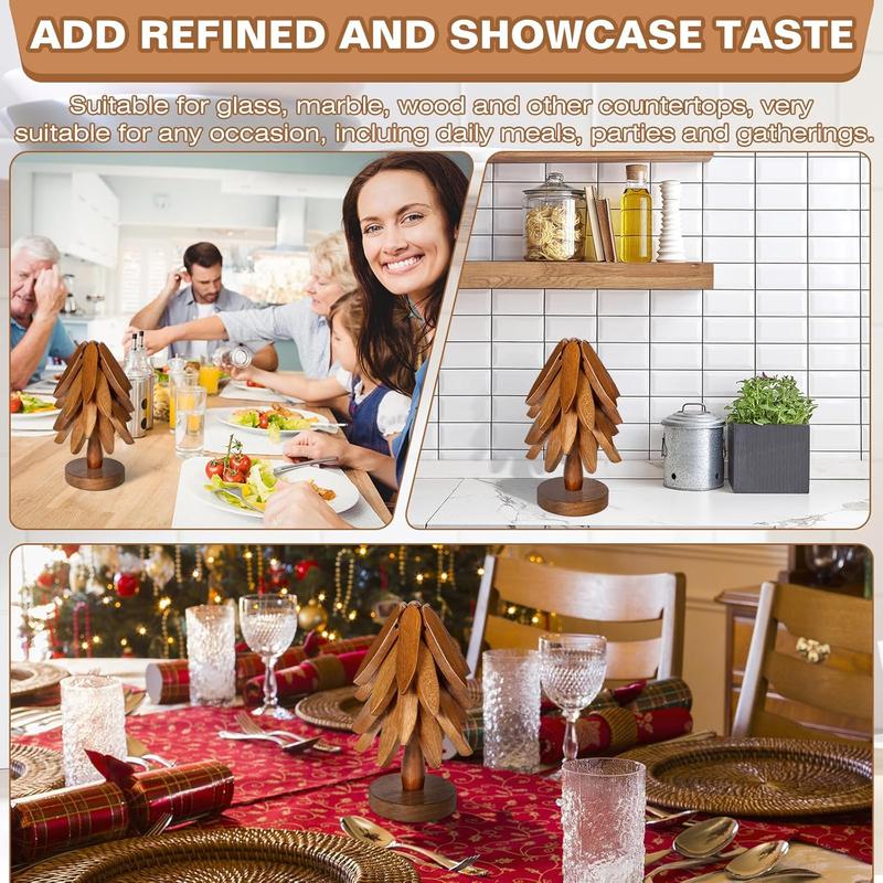 🏆 Flash Sale ⚡ 100K+ Sold🏆 Natural Tree Trivet Set-ZDQ8