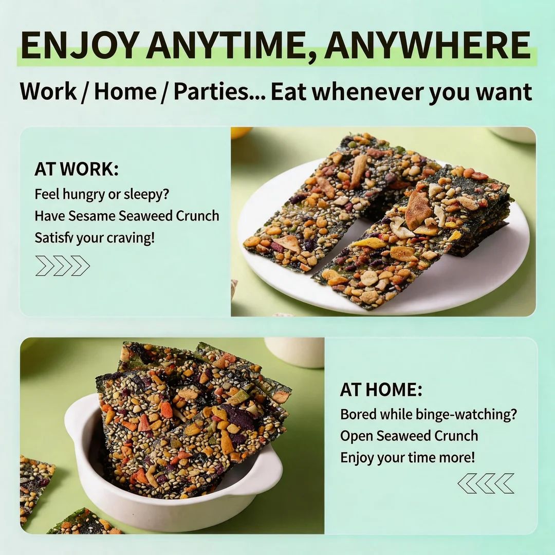 🌼Say goodbye to high-calorie guilt! 🥡🥝Natural Seaweed Veggie Crisps to Help You Achieve the Body You Love-ZDQ8