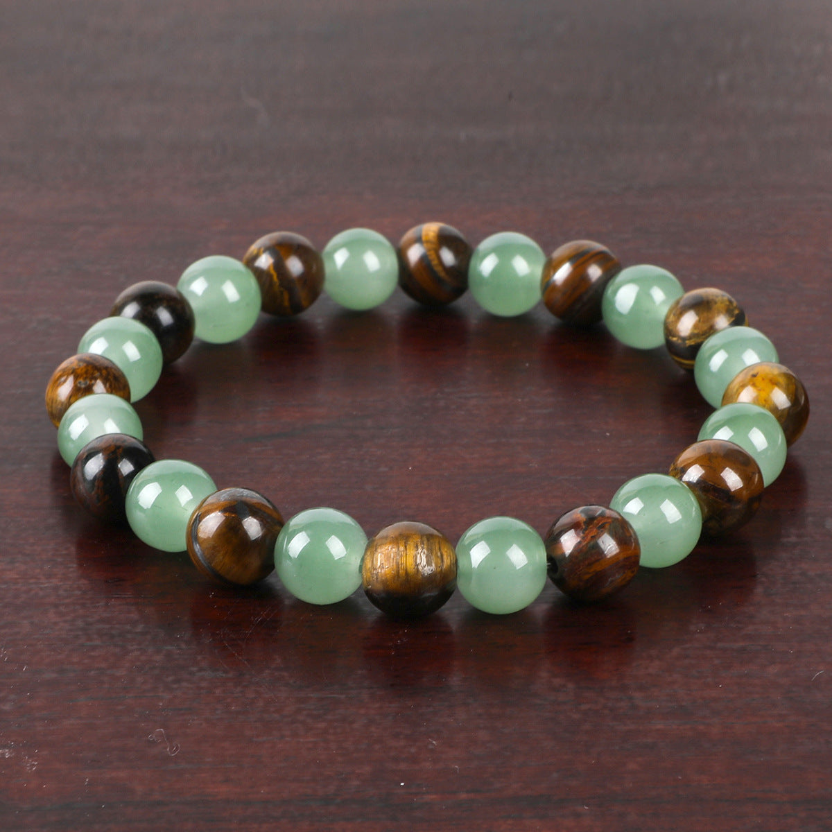 🏆Flash Sale⚡Arpurraina Money Attraction Bracelet with Green Aventurine & Tiger Eye - JSS6