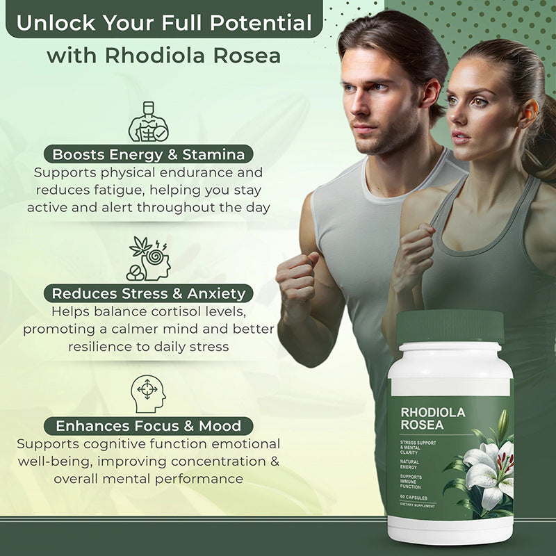 🏆Flash Sale⚡50K+ SOLD!💥🏆Rhodiola Rosea Capsules-ABB8