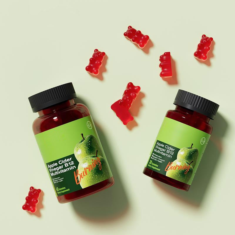🏆#1 Best Seller ⏰50K+ SOLD! Almost Gone-💥Apple Cider Vinegar Gummies,Supports Detox & Cleansing-ABB8