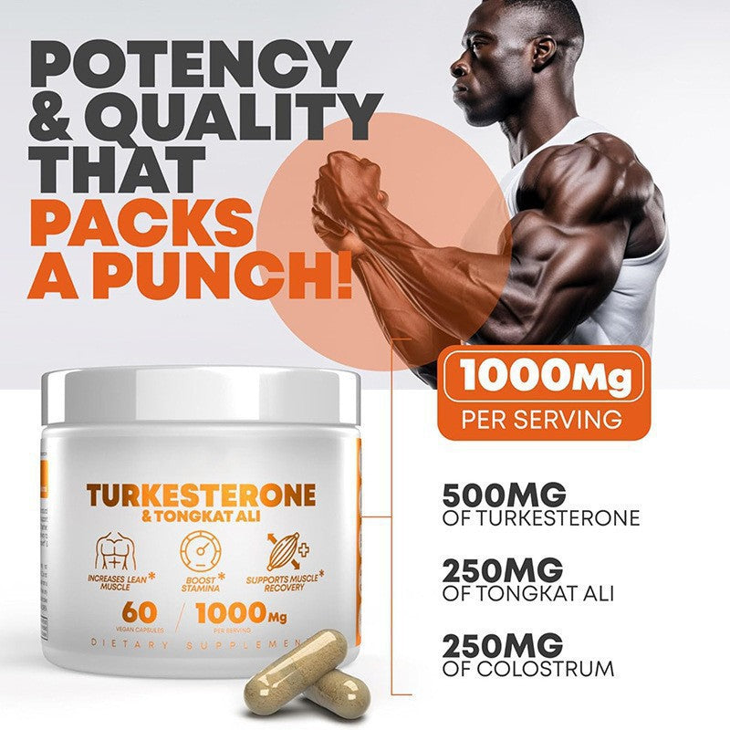 Turkesterone & Tongkat Ali Supplement 1000mg Per Serving - JSS6