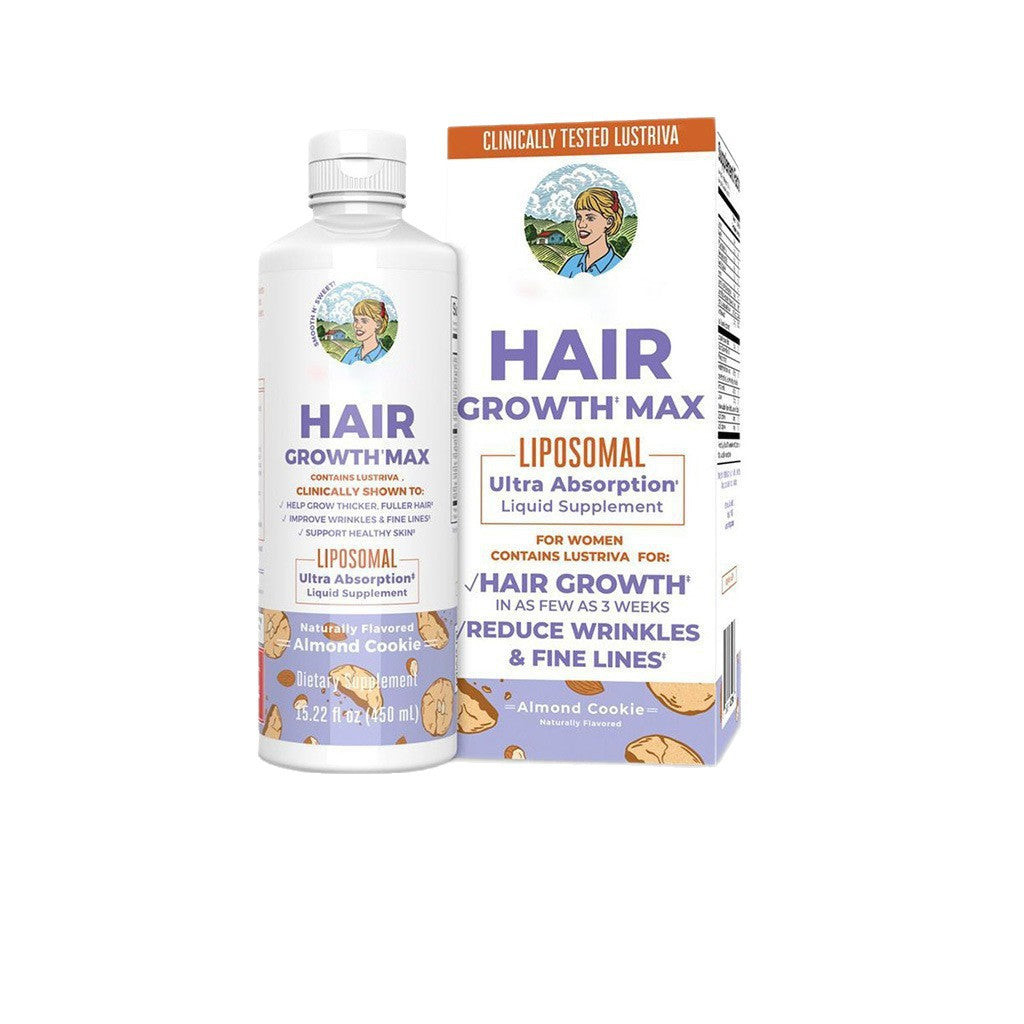 Hair Growth Max Liposomal - Lustriva + Biotin 10000mcg + Pumpkin Seed Oil - JSS6