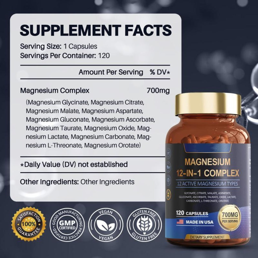 š#1 Best Sellerā”Flash Sale Magnesium Complex  Targeted Support for Nerves, Muscles & Heart Health-CCC8