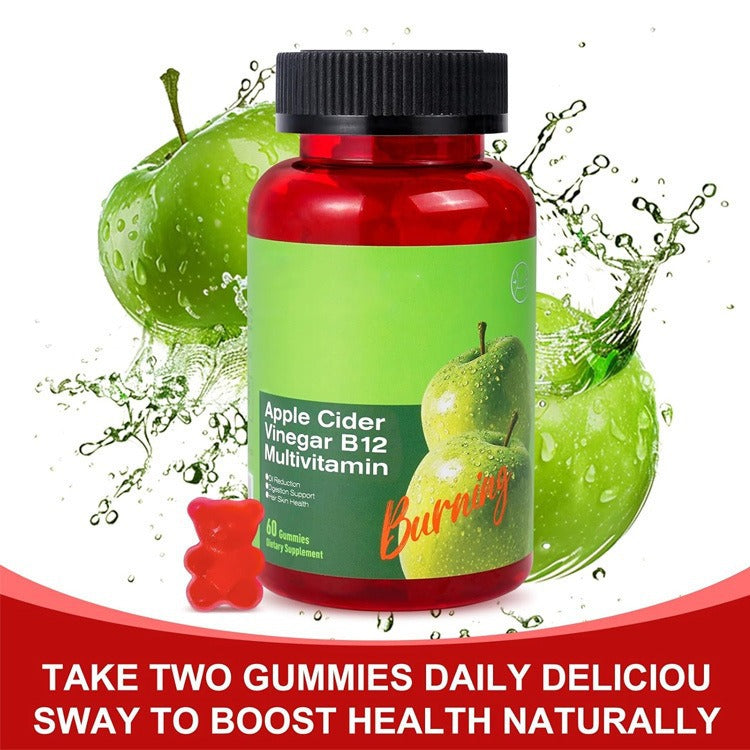 🏆#1 Best Seller ⏰50K+ SOLD! Almost Gone-💥Apple Cider Vinegar Gummies,Supports Detox & Cleansing-ABB8