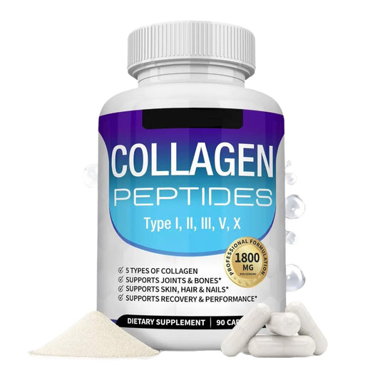 🏆#1 Best Seller ⏰50K+ SOLD! 💥Nutrition Collagen Peptides 5 Types Complex-ABB8