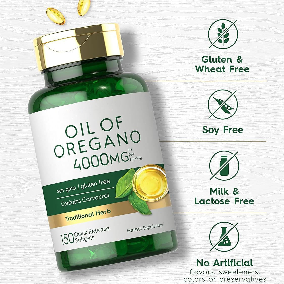 🏆Flash Sale⚡50K+ SOLD!🏆Oregano Oil💥 Roundworm Nemesis Nad #1 Best Seller Colon Detox-CCC8