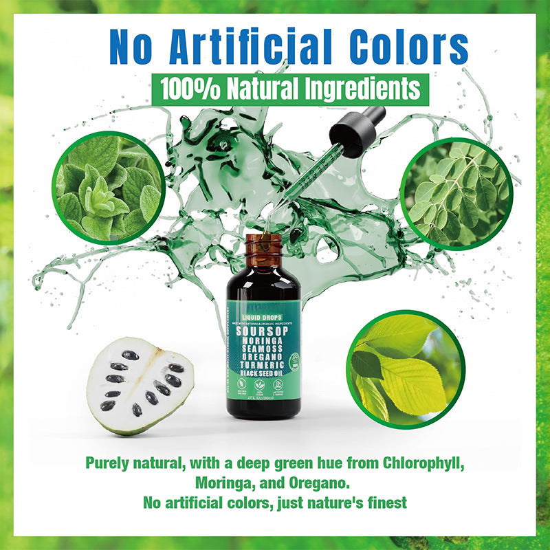⚡Flash sale ⏰80K+ SOLD! 💥Pure Soursop 10 in 1 Liquid Drops Extract -HHC8