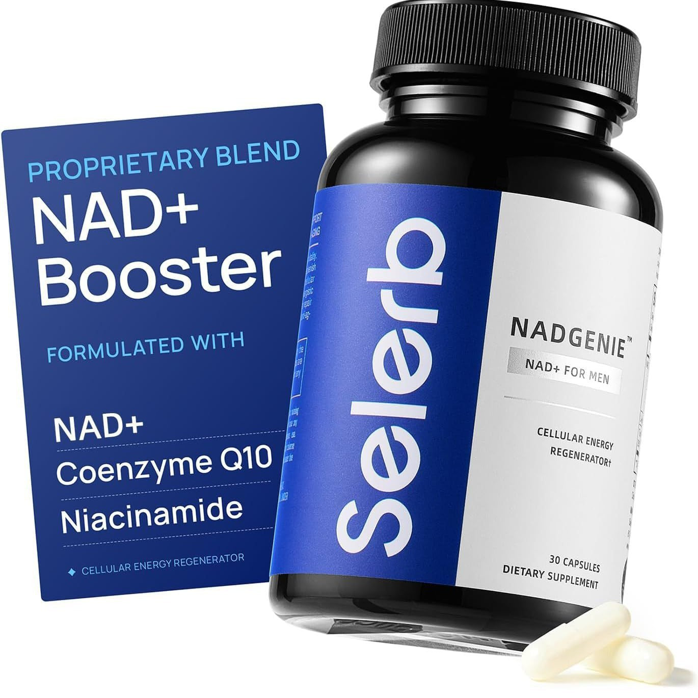 🏆#1 Best Seller ⏰50K+ SOLD! 💥 NAD+ Supplement for Men Circulation & Prostate Support -W18