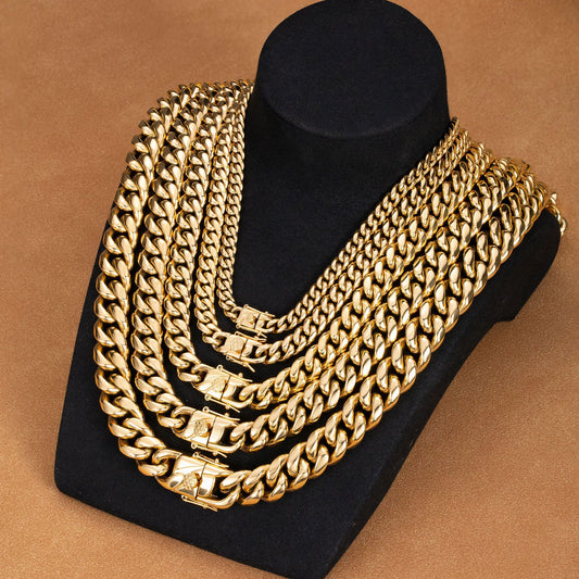 🏆Flash Sale⚡14K gold-plated Cuban necklace - JSS6