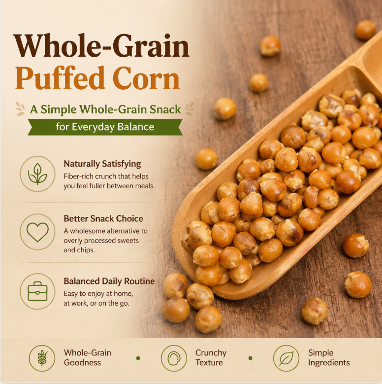 Lose Weight & Balance Blood Sugar Naturally 🍃🔥 Try Whole-Grain Puffed Corn 🌽 — The Smart Crunchy Snack! - YTY7