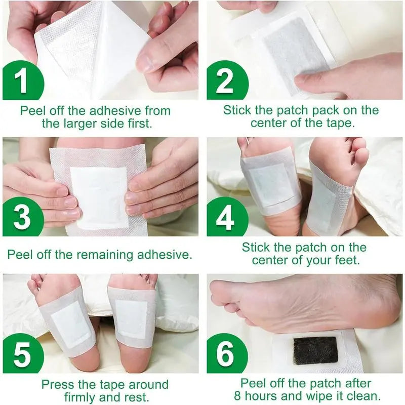 🏆New Year Picks⚡100K+ SOLD!💥🏆Natural Herbal Foot Detox Patches-886