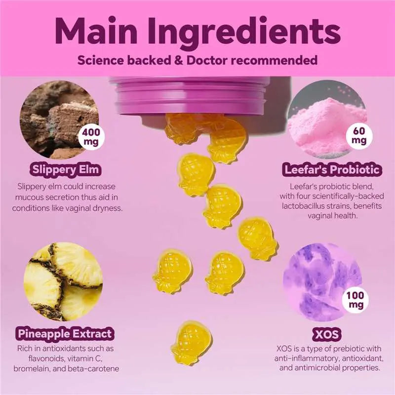 Feminine Probiotics  Balance Gummies, Women’s PH Balance And Dryness-ABB8