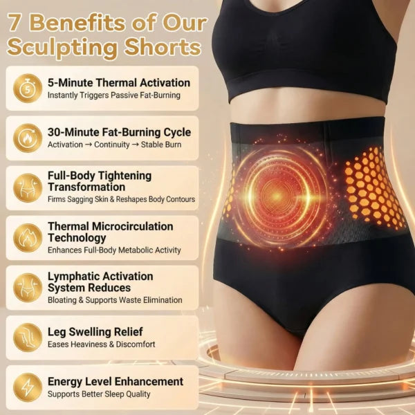 🥳2026 HOT SALE🥳💞50K+ SOLD!🌸🧘♀️ 50% OFF! Thermogenic Tummy Control Shorts-A01