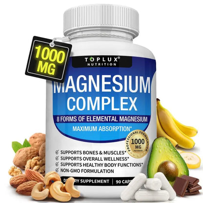 Magnesium Complex 8 Essential Magnesium Supplement 1000mg-HZ