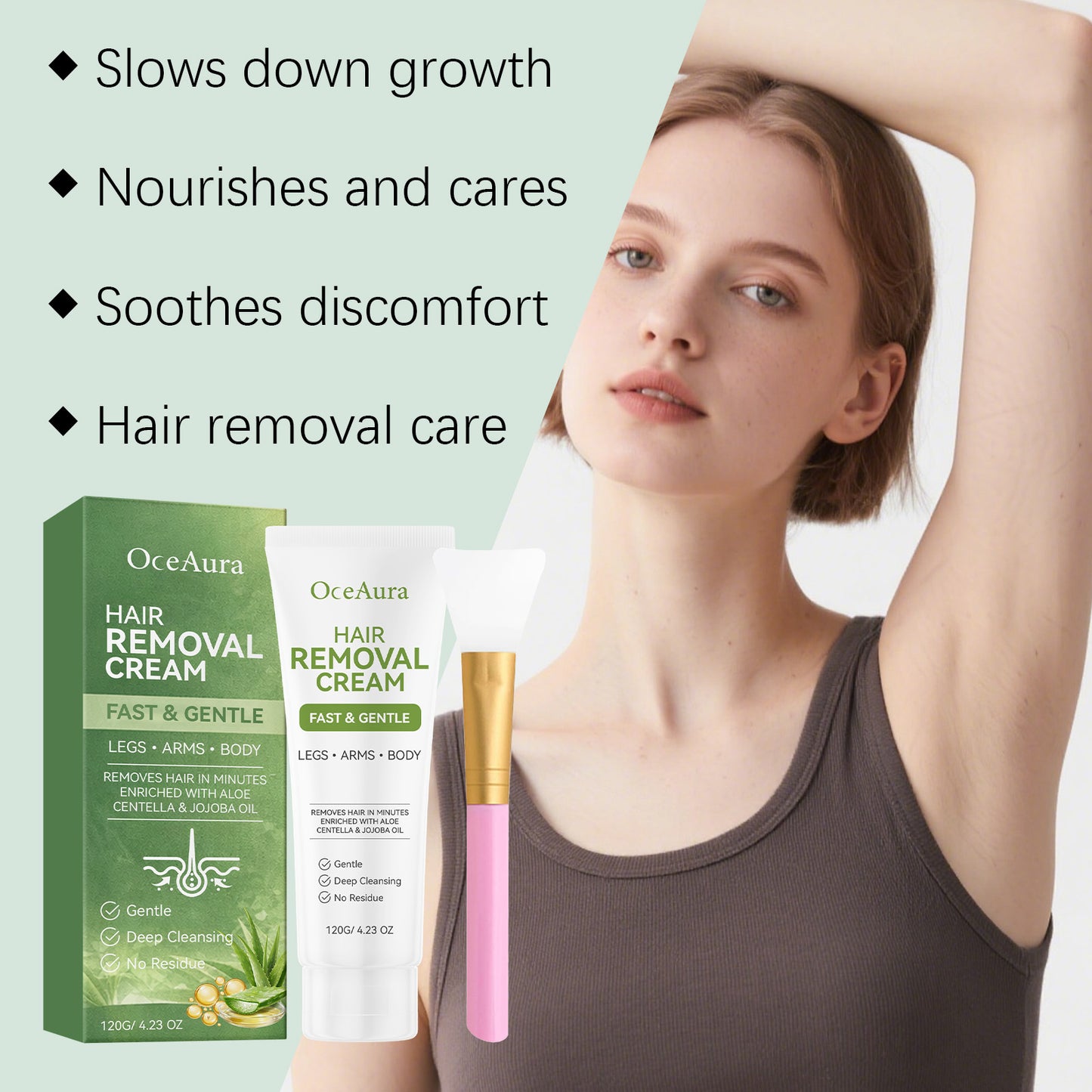 🏆Flash Sale⚡ 160K+ SOLD!✨ Gentle Hair Removal Cream | No Pain, No Irritation-102