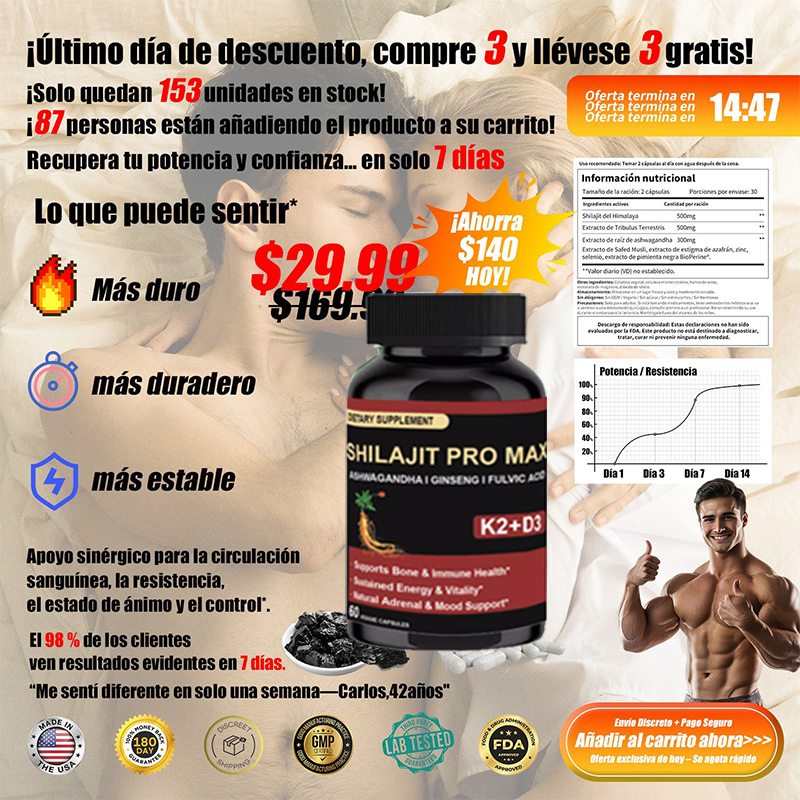 🏆#1 Best Seller ⏰50K+ SOLD!🏆Natural Powerful Size & Stamina Enhancer for Men -ZDQ8