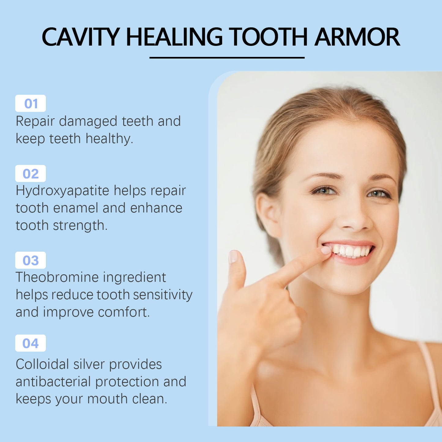 Oral Rinse for Gum Health - Targets Plaque and Stains for a Deeper Clean-W18