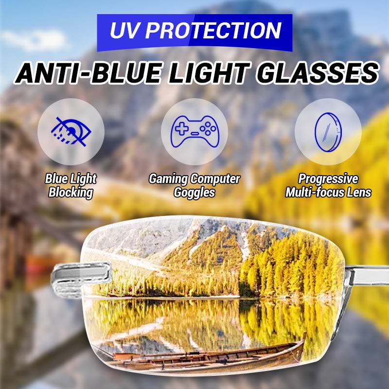 Zelastra™High hardness anti-blue light reading glasses, dual-purpose -W18