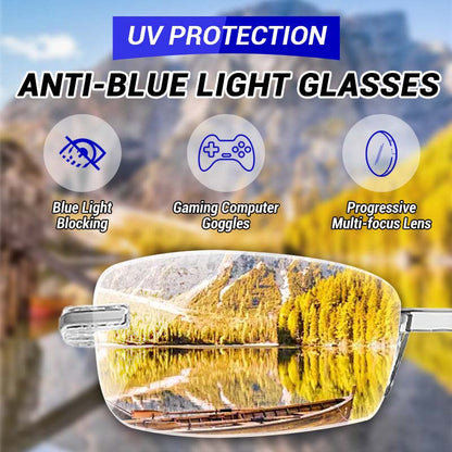 Zelastra™High hardness anti-blue light reading glasses, dual-purpose -W18