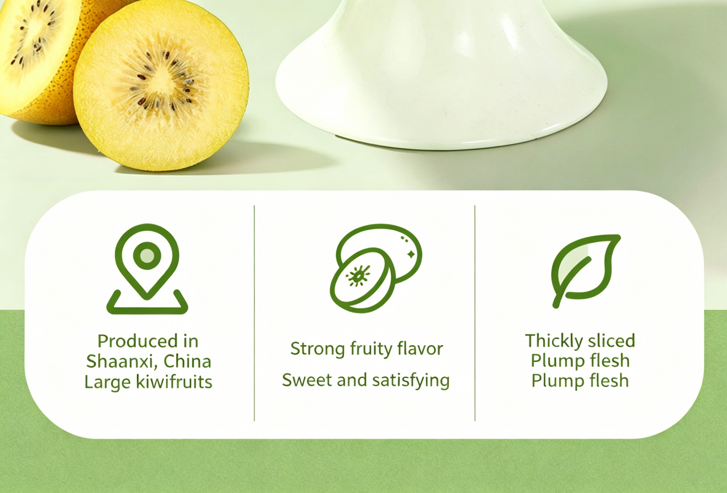 🌼Say goodbye to the troubles of body shape！⚡Satisfy your appetite with dried kiwi fruit with yellow heart-A11