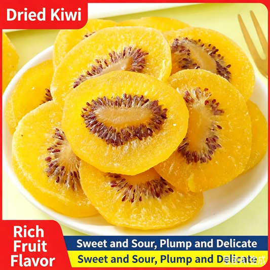 🌼Say goodbye to the troubles of body shape！⚡Satisfy your appetite with dried kiwi fruit with yellow heart-A11