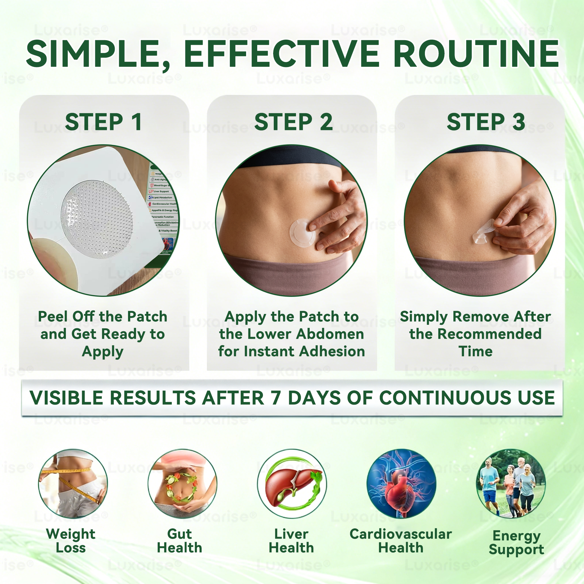 6 boxes(42 Patches) -Lose up to 7olbs Doctor 4-Week Program - Energy & balance&renewal