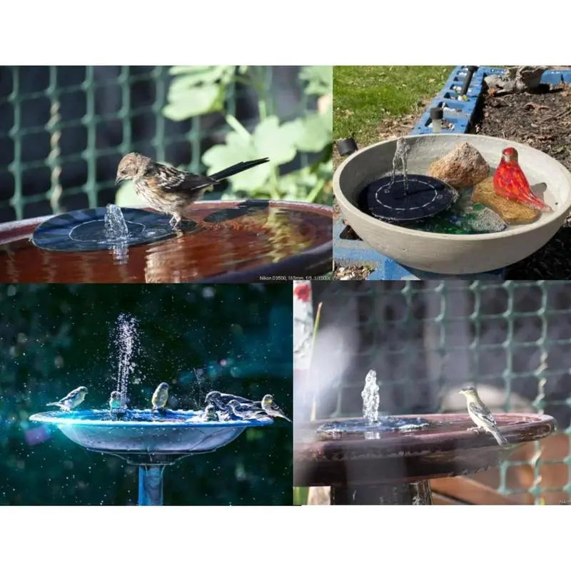 ⚡😀Crazy-Sale⚡60k-Sold⚡Solar Fountain, Solar Powered Bird Bath Fountain Pump-A01
