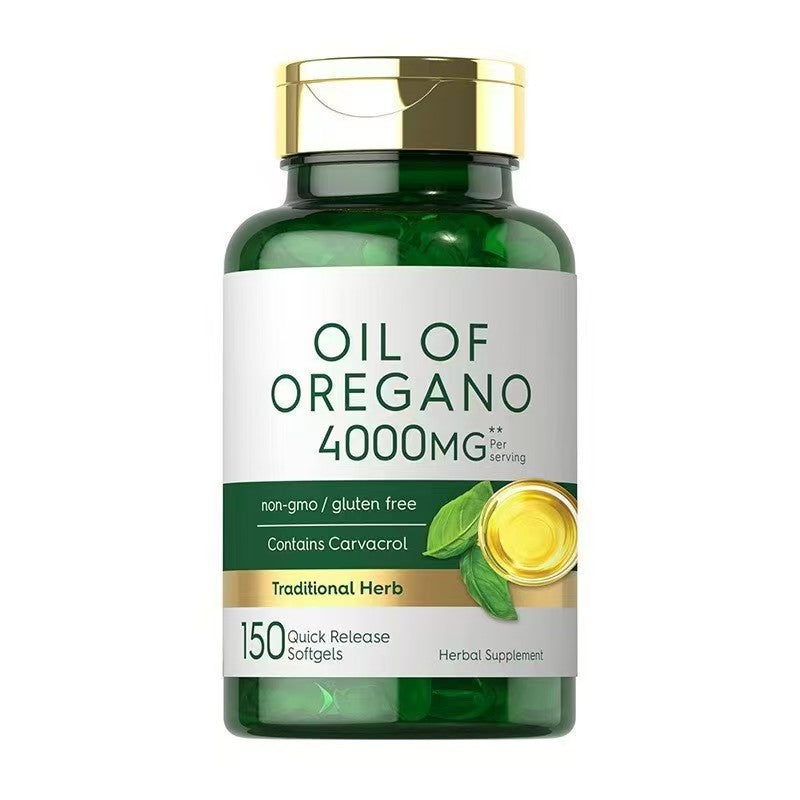 🏆Flash Sale⚡ 50K+ SOLD! 🏆Oregano Oil 4000mg Supplement | 150 Softgel Capsules | Contains Carvacrol | Non-GMO & Gluten Free Formula-#YUN7