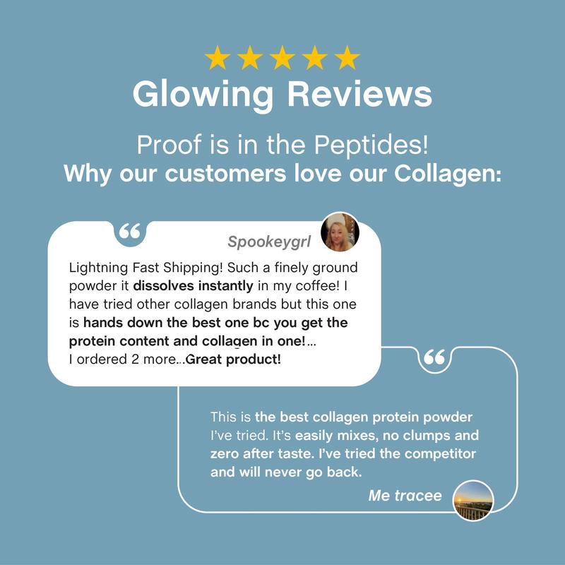 🏆Flash Sale⚡ 50K+ SOLD! 🏆Collagen Bio-Peptides Powder 20oz - Grassfed Protein Supplement - Advanced with 18 Essential Amino Acids-#HZ