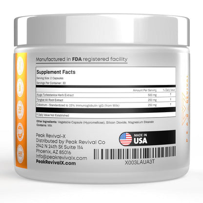 Turkesterone & Tongkat Ali Supplement 1000mg Per Serving - JSS6
