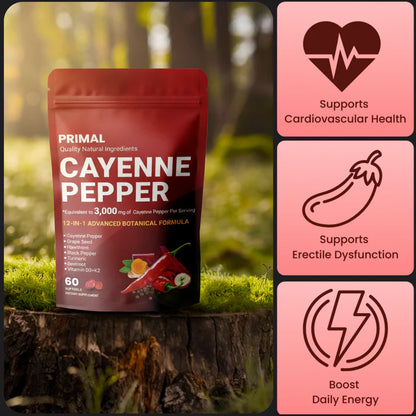 🏆Flash Sale⚡ 200K+ SOLD! 🏆Cayenne Pepper Softgels Supplement-#YEP8