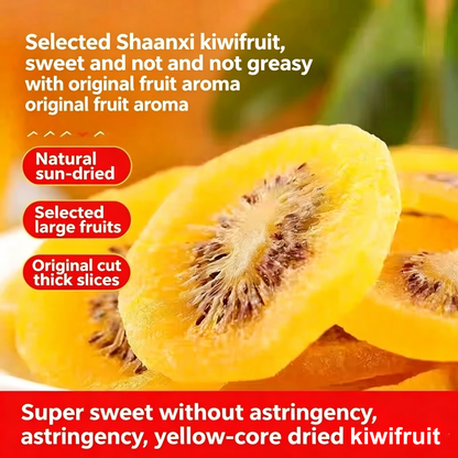 🌼Say goodbye to the troubles of body shape！⚡Satisfy your appetite with dried kiwi fruit with yellow heart-A11