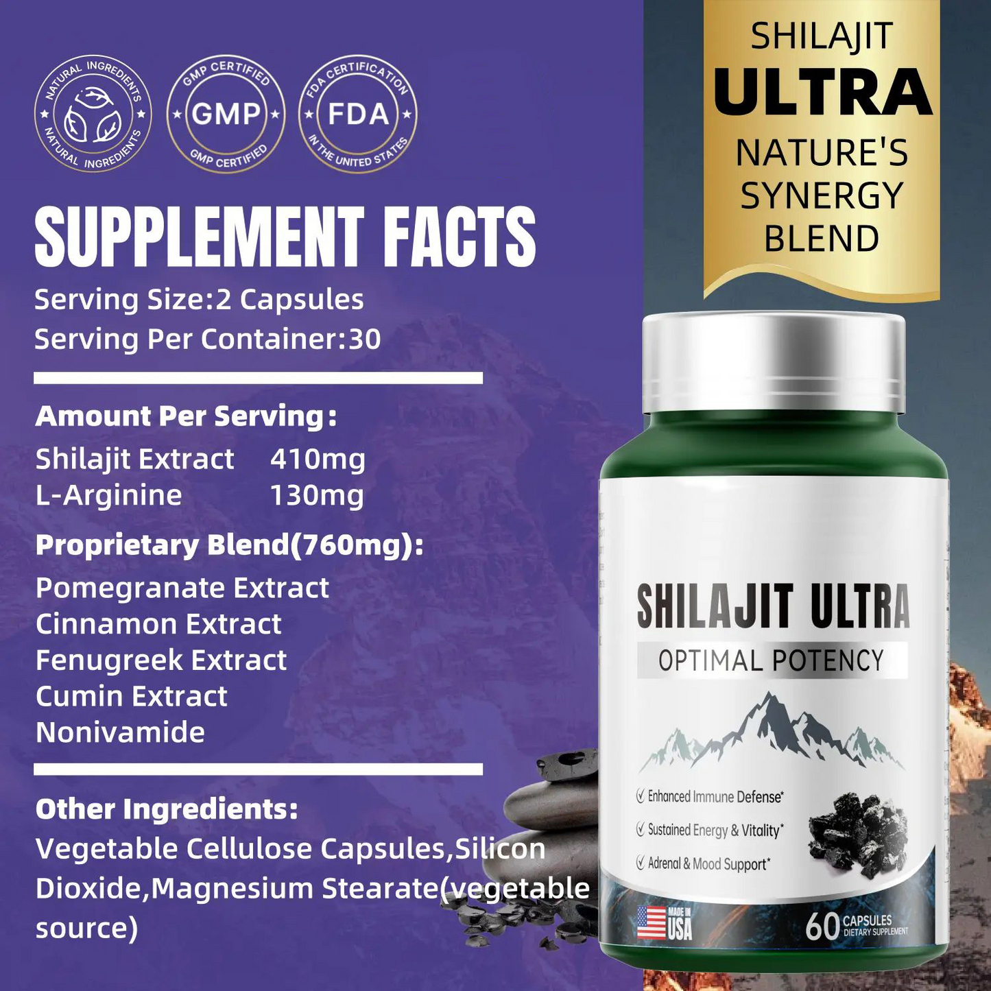 🏆Flash Sale⚡ 160K+ SOLD!✨SHILAJIT: Natural Size and Stamina Booster for Men-YTY5