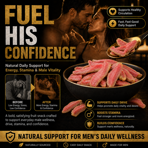 🔥Ultimate Testosterone Revival 🔥Antioxidant-Rich Red Guava slices for Better Bedroom Performance | Support Energy, Stamina & Bedroom Confidence Naturally-Q3