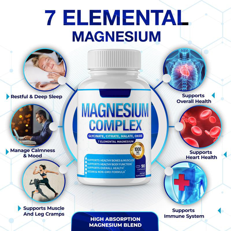 🏆#1 Best Seller ⏰50K+ SOLD! 💥Magnesium Complex 1000mg-ZDQ8