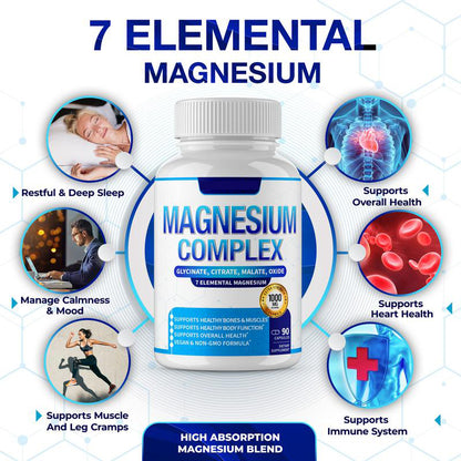 🏆#1 Best Seller ⏰50K+ SOLD! 💥Magnesium Complex 1000mg-ZDQ8