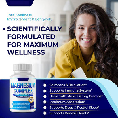 🏆#1 Best Seller ⏰50K+ SOLD! 💥Magnesium Complex 1000mg-ZDQ8