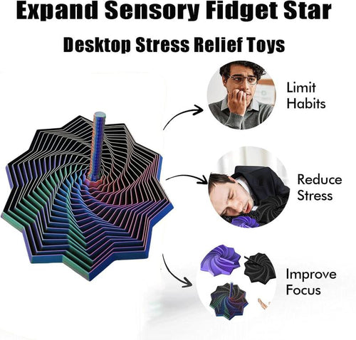 🏆 Flash Sale ⚡ 100K+ Sold🏆 3D Printed Expanded Sensory Fidget Star-ZDQ8