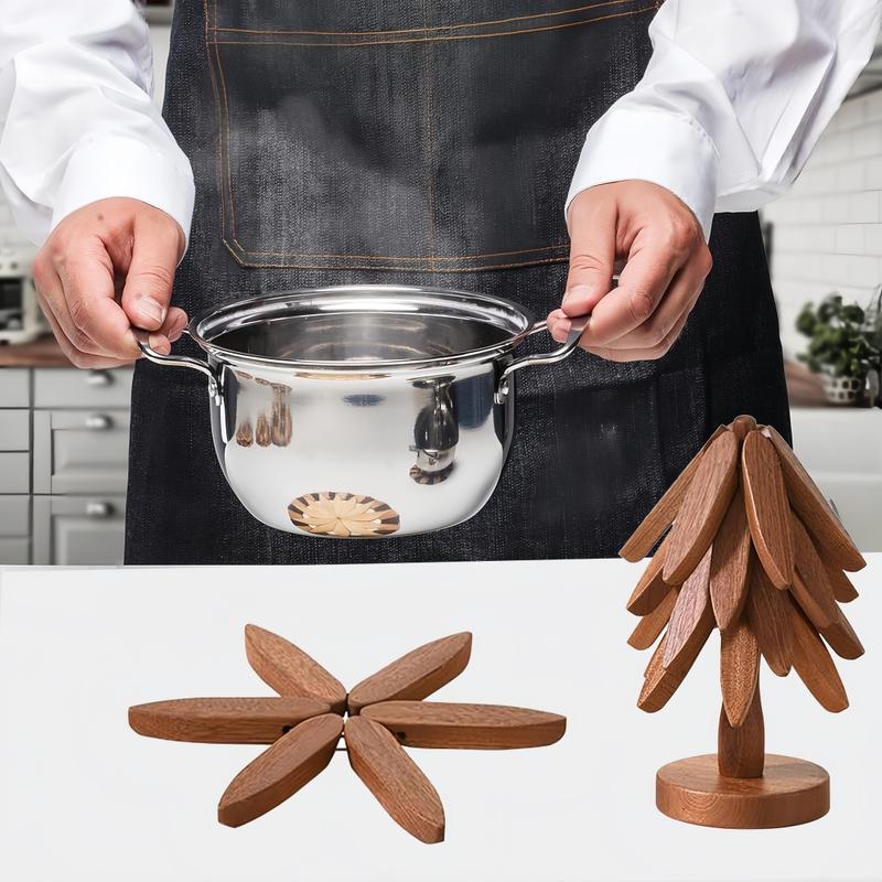 🏆 Flash Sale ⚡ 100K+ Sold🏆 Natural Tree Trivet Set-ZDQ8