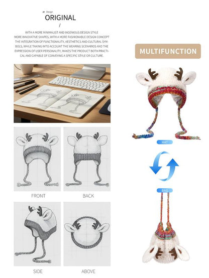 🏆 Flash Sale ⚡ 100K+ Sold🏆Original design Festive Christmas Antler Hat -ZDQ8