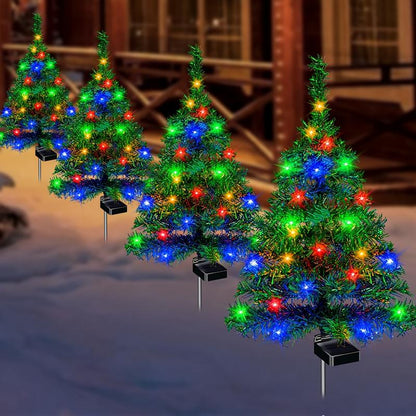 🏆 Flash Sale ⚡ 100K+ Sold🏆4pcs sets of solar Christmas tree lights-ZDQ8