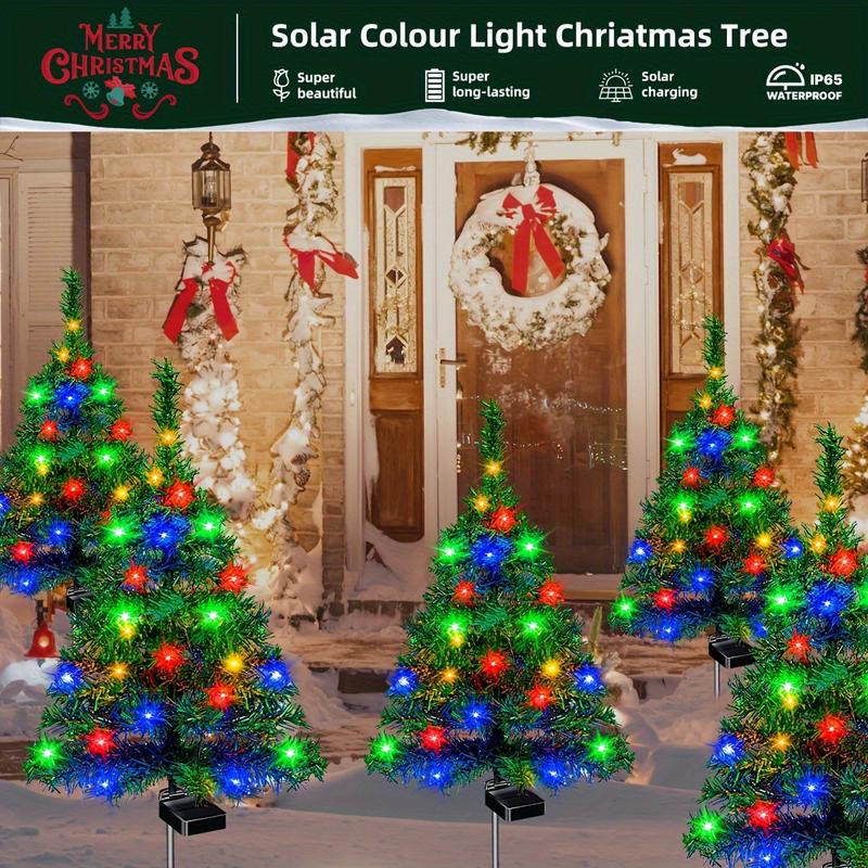 🏆 Flash Sale ⚡ 100K+ Sold🏆4pcs sets of solar Christmas tree lights-ZDQ8
