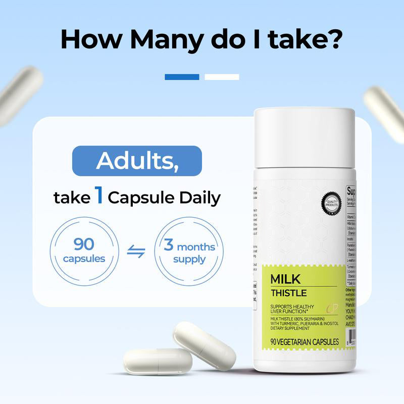 🏆Flash Sale⚡50K+ SOLD!💥🏆Oxyenergy Milk Thistle Liver Detox-YTY5