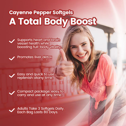 ⚡️⚡Flash-Sale⚡⚡️100k-sold⚡⚡️Cayenne Pepper Softgels Supplement-YTY5